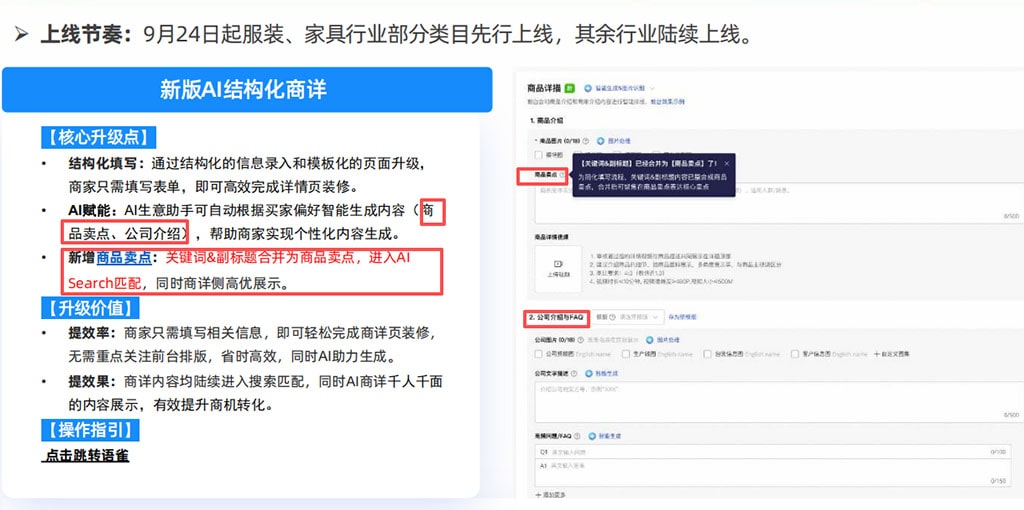 结构化商品详情页